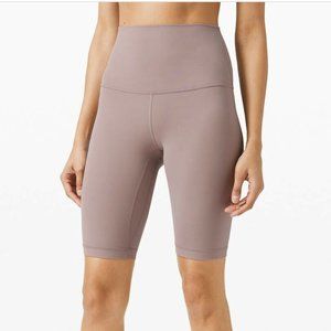 Lululemon Align Super Hi Rise Violet Verbena Biker Shorts 10” Inseam Size 4